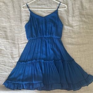 Altar’d State Mini Sleeveless Blue Dress - Small